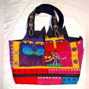 Laurel Burch Zip Top Purse